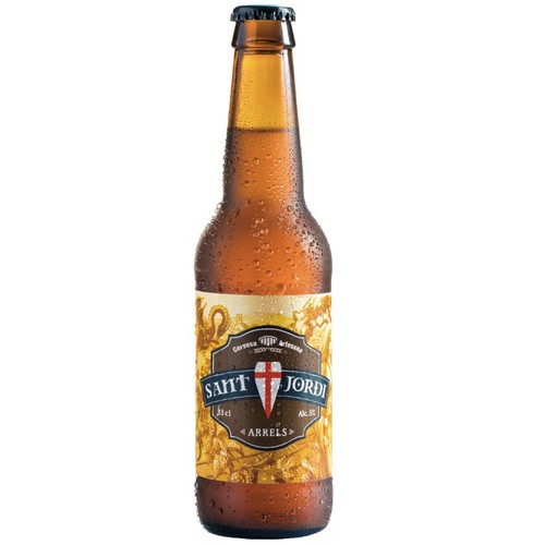 SANT JORDI Cervesa artesana Arrels Blonde Ale s/gluten Km0 en ampolla