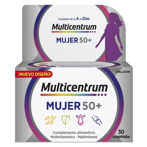 MULTICENTRUM Vitamines i minerals per a dona 50+