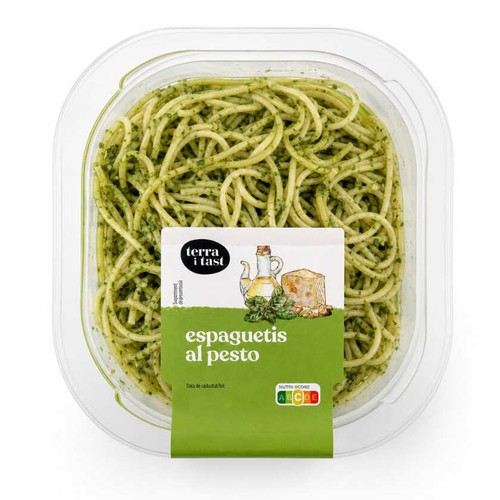 TERRA I TAST Espaguetis al pesto
