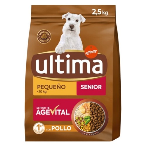 ULTIMA Menjar de pollastre per a gos petit sènior