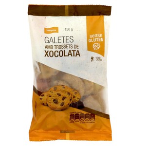 Imagen de BONPREU Galetes amb trossets de xocolata sense gluten