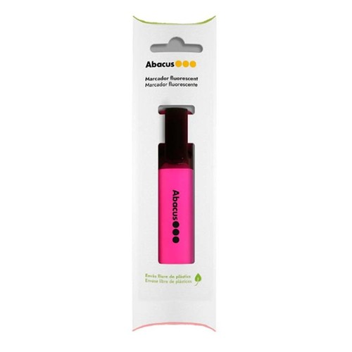 ABACUS Retolador fluorescent de color rosa