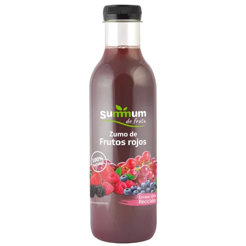 Zumo de manzana en botella