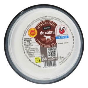 Imagen de BONPREU Formatge fresc D.O. Murcia de cabra
