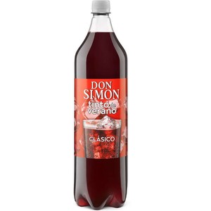 Tinto de verano clásico en botella