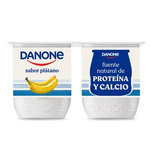 Yogur sabor plátano