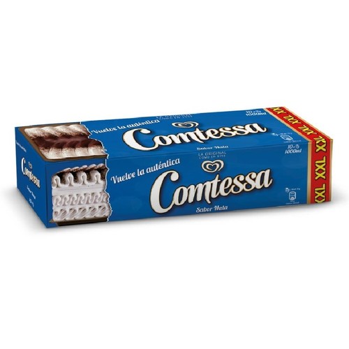 COMTESSA Barra de gelat de nata i xocolata