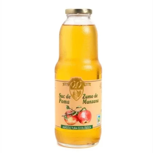 Zumo de melocotón y uva ecológico Km0 en botella