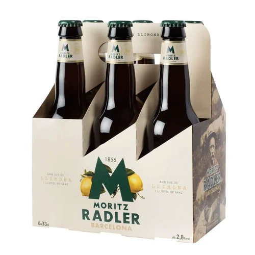 Cerveza radler en botella