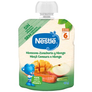 NESTLÉ Puré de poma, pastanaga i mango