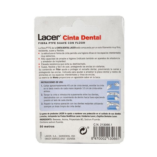 LACER Cinta dental fibra ptfe suau