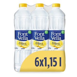 Imagen de FONT VELLA Aigua amb gust de llimona 6x1,15 L