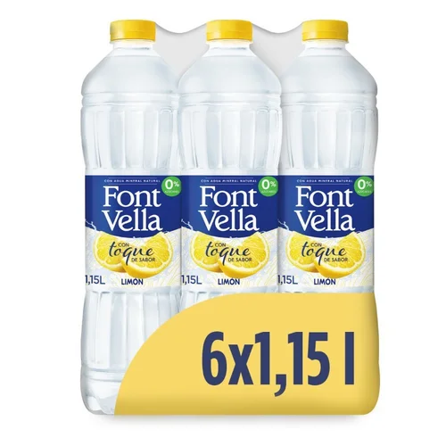 Agua sabor lima limón 1,15 L