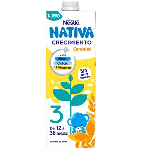 NATIVA Llet de creixement amb cereals