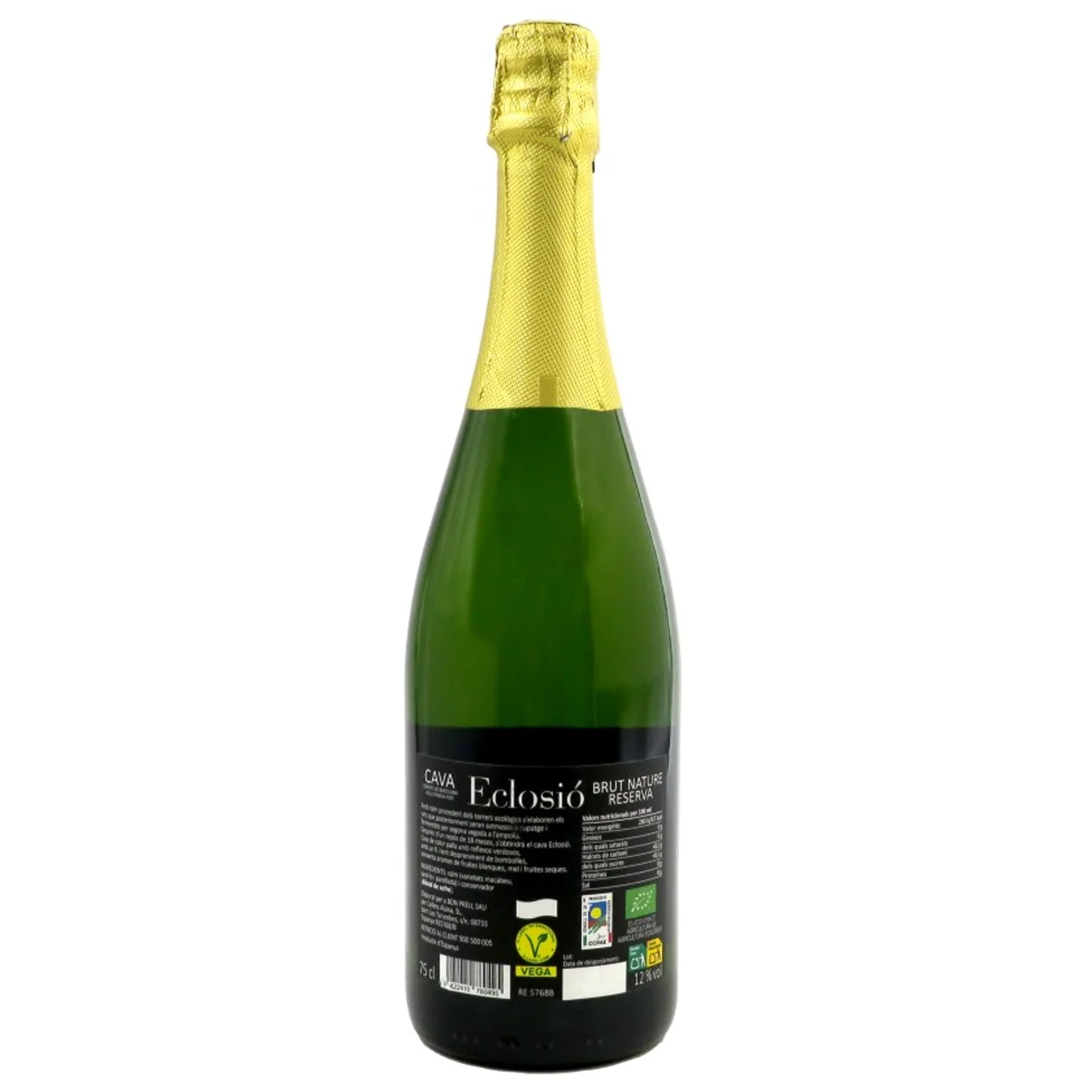 Cava Brut Nature guarda superior reserva ecològic