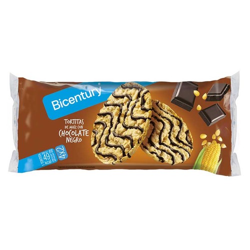 BICENTURY Coquetes de blat de moro amb xocolata negra