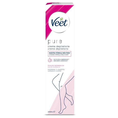 VEET Crema depilatoria pell normal Pure