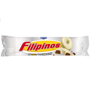 Imagen de FILIPINOS Galetes banyades de xocolata blanca