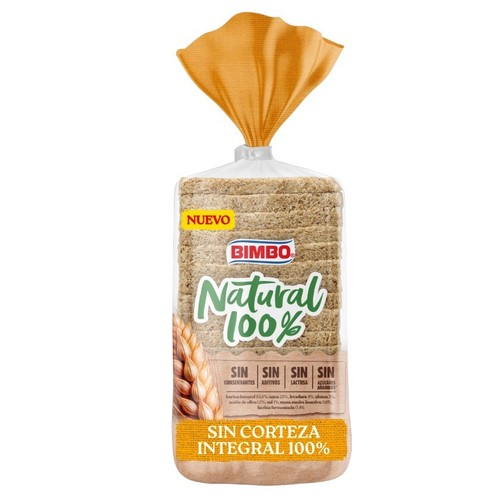 BIMBO Pa de motlle natural 100% integral sense crosta