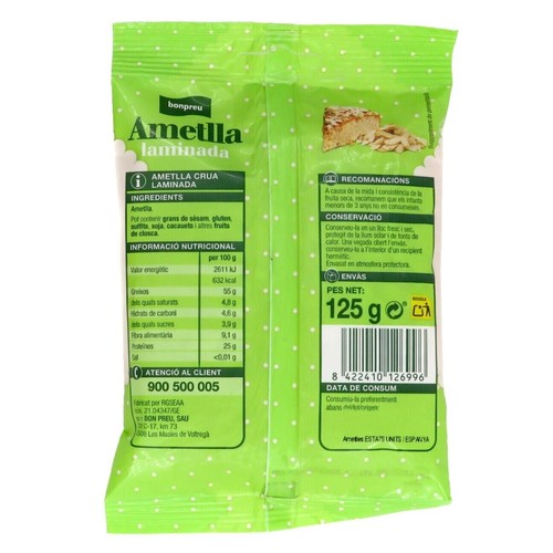 BONPREU Ametlla laminada