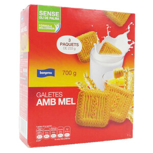 Imagen de BONPREU Galetes amb mel