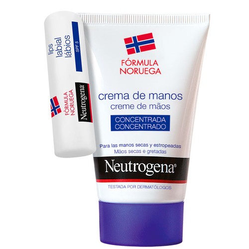 NEUTROGENA Lot crema mans+crema labial