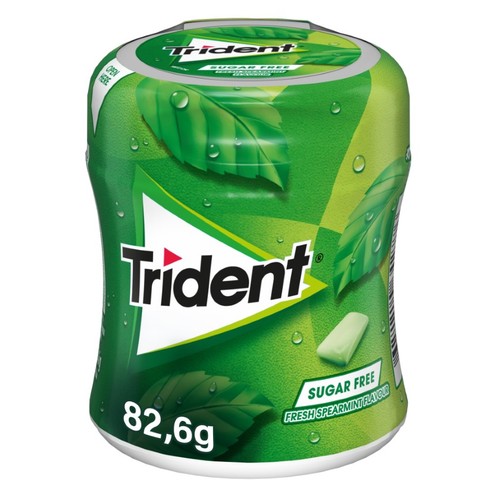 TRIDENT Xiclets d'herba bona sense sucre