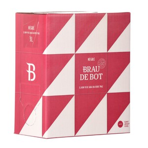 Imagen de BRAU DE BOT Vi negre DO Catalunya Km0 bag in box