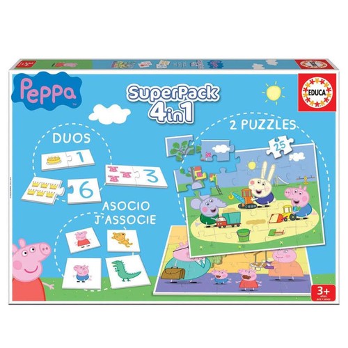 Jeu De Mémoire éducatif Peppa Pig Identic - 72 Cartes, Pour Enfants à Partir De 3 Ans, Développe Mémoire Et Attention