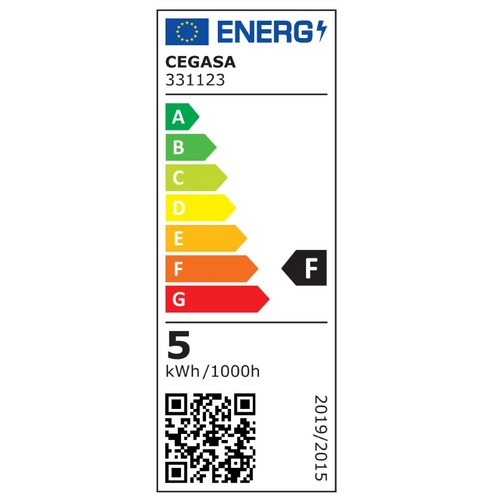 CEGASA Bombeta Led E14 llum blanca 5W-4000K