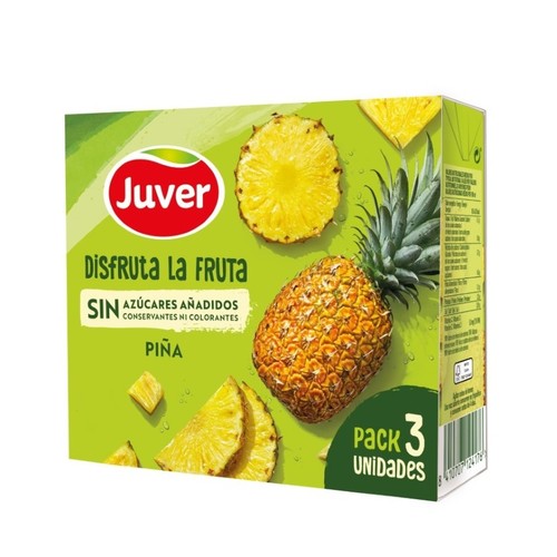 JUVER DISFRUTA Beguda de suc de pinya sense sucres en cartró