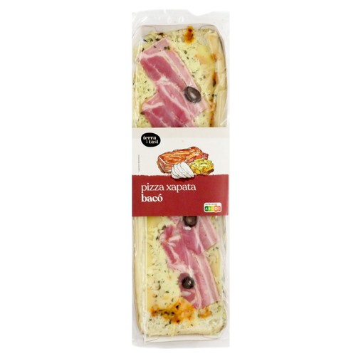 TERRA I TAST Pizza xapata de bacó