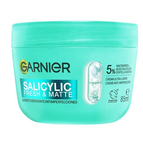 GARNIER Crema facial Sorbet Salicylic Fresh & Matte