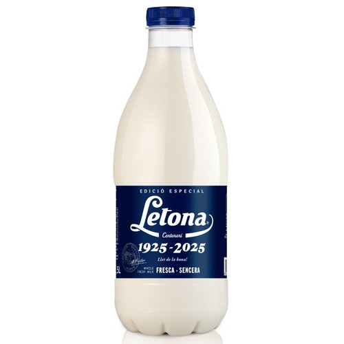 LETONA Llet fresca sencera en ampolla