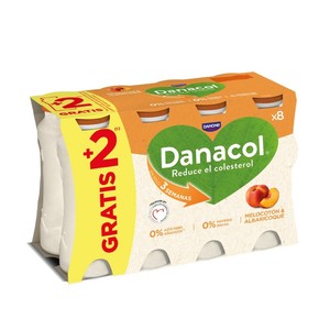 Yogur para beber sabor melocotón y albaricoque