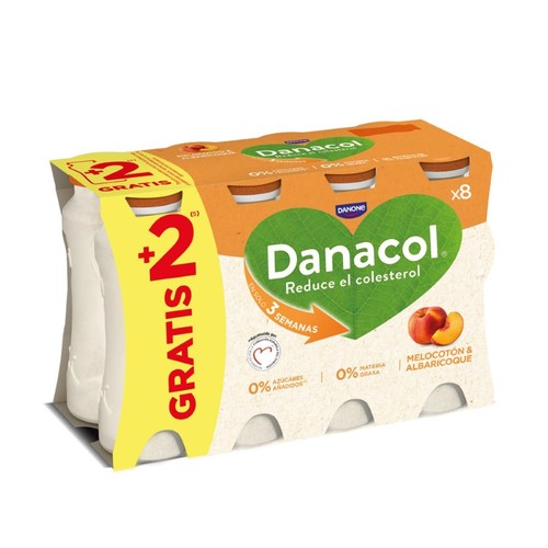 DANACOL Iogur per a beure gust a préssec i albercoc