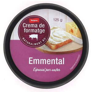 BONPREU Crema de formatge Emmental