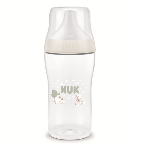 NUK Biberó amb tetina de silicona M + 3 mesos