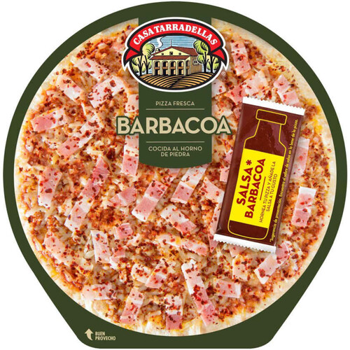 CASA TARRADELLAS Pizza fresca Barbacoa amb salsa