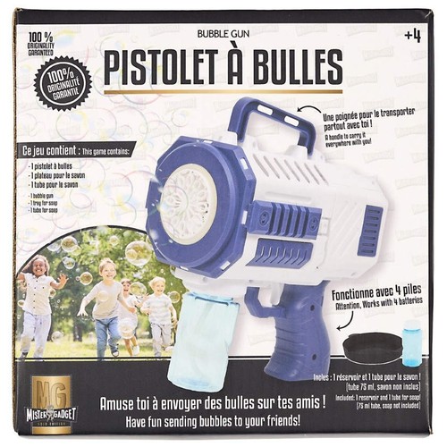 MISTER GADGET Pistola de bombolles