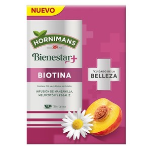 Infusión manzanilla, melocotón y regaliz