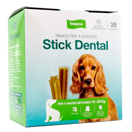 BONPREU Snack dental per a gos de raça mitjana