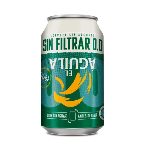 Cerveza sin filtrar en botella