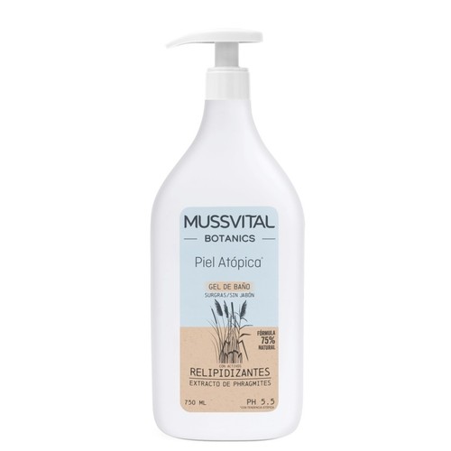 MUSSVITAL Gel de bany pell atòpica Botanics