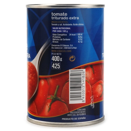CIDACOS Tomàquet triturat