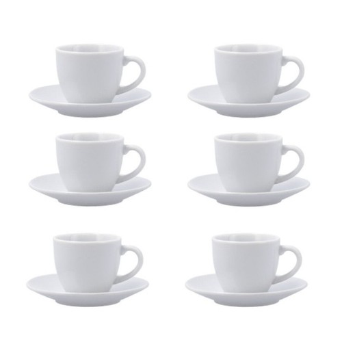 QUID Joc tasses cafè a/plat 9cl