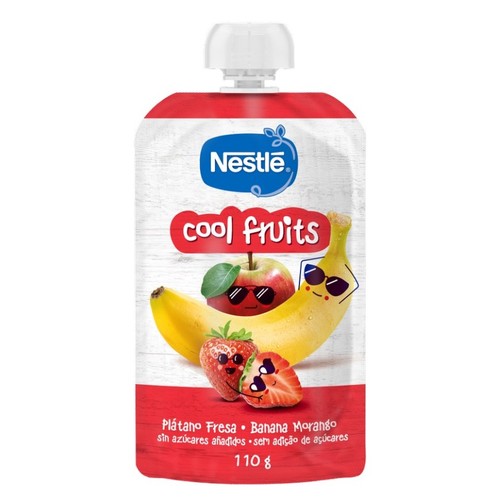 NESTLÉ Bosseta de maduixa i plàtan