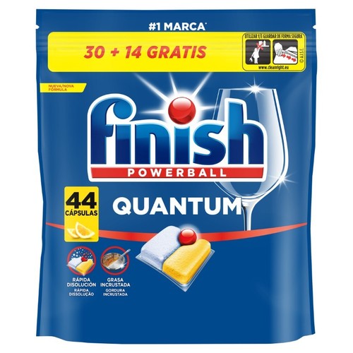 FINISH QUANTUM Rentavaixelles Powerball Quantum llimona de 44 dosis