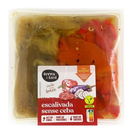 TERRA I TAST Escalivada sense ceba a la brasa