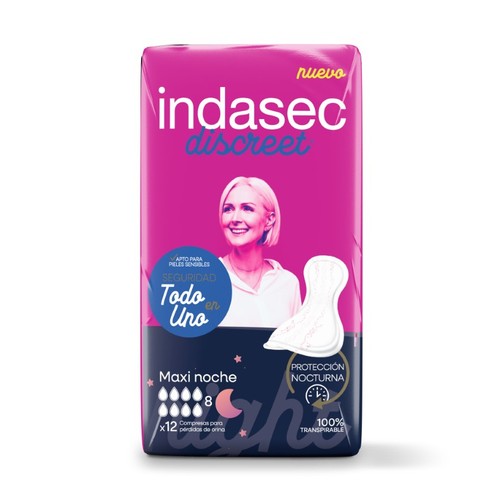 INDASEC Compresa maxi nit per a incontinència